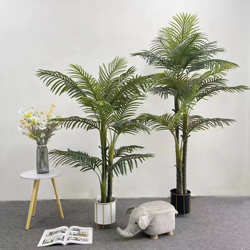 Artificial Plants Decor Indoor Faux Bonsai Plant Home Green Decoration Fake Greenery Wholesale For Decorations Potted Palm Tree