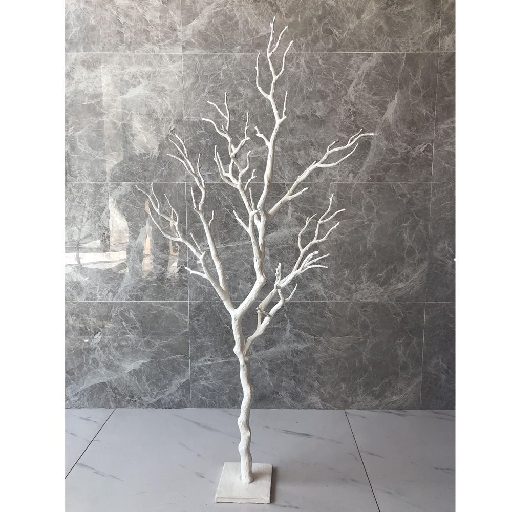 Wholesale decorative artificial dry tree branches without leaves white centerpieces wedding tree