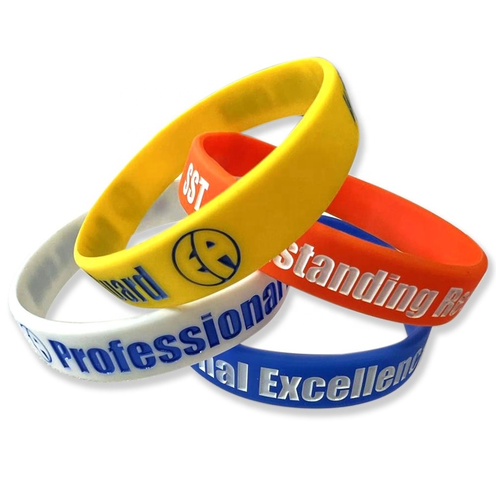 Rubber Sports Event Entrance Wristbands Wholesale Promotional Basketball Silicone Wristbands With Logo Custom