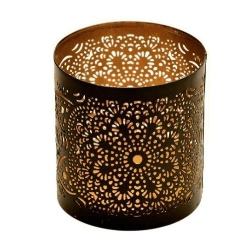 Table Decorative Small Design Tea Light Votive Holder Set with Tray Manufacturer Decorative Design Metal Tea Light Votive