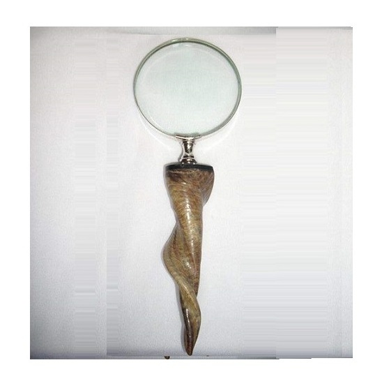 horn handle magnifying glass