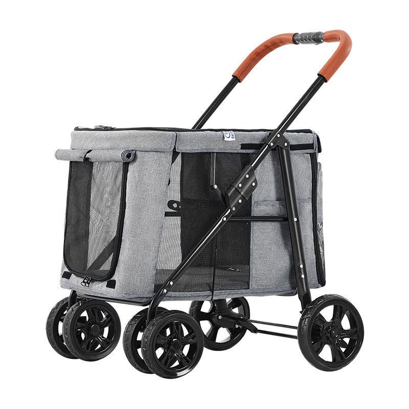 wholesale Pet stroller for medium and large dogs New large and stable pet stroller with lots of space Dog resting stroller