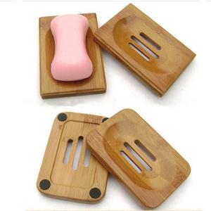 Eco Friendly Bamboo Drain Anti-mildew Draining Sanitary Bamboo Box Soap Dish Wooden Soap Dish Holder Upcoming Product