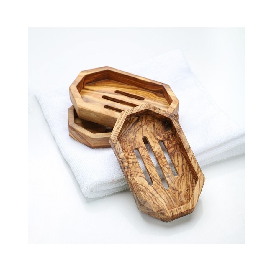 Eco Friendly Bamboo Drain Anti-mildew Draining Sanitary Bamboo Box Soap Dish Wooden Soap Dish Holder Upcoming Product