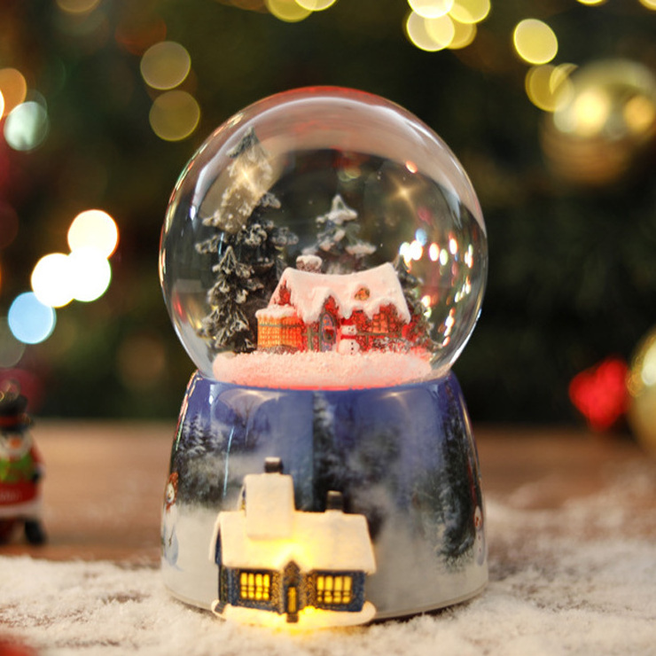 Souvenir Christmas Theme Snow Scene Snow Globe