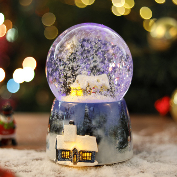 Souvenir Christmas Theme Snow Scene Snow Globe