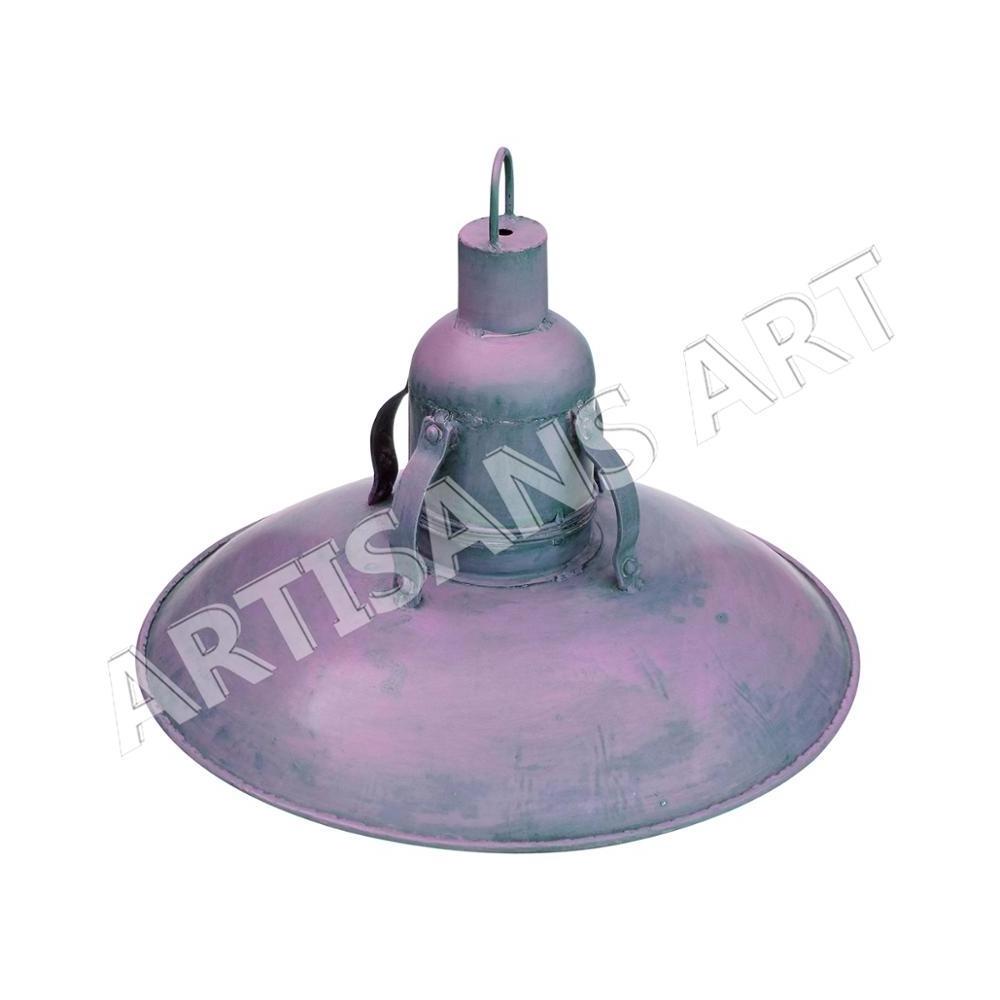 Rustic Industrial Metal Pendant Light Vintage Antique Round Hanging Lamp Chandeliers & Pendant Lights Supplier