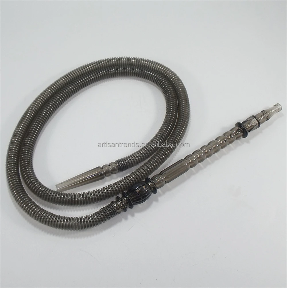 Hot sale hookah accessories big handle plastic hose hookah shisha hose disposable hose for hookah