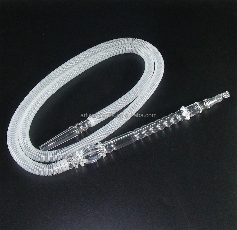 Hot sale hookah accessories big handle plastic hose hookah shisha hose disposable hose for hookah