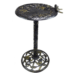 Top Sell 2023 Humming Bird Bath With Flower Accent The Perfect Addition To Any Outdoor Setting Bringing Beauty And Style