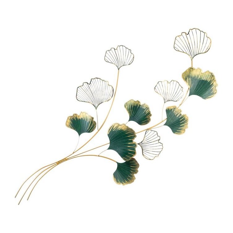 Large Gingko Leaves Branches Wall Decor Accents Transform Your Existing Home Decor With This Stunning Piece With Style And Ease