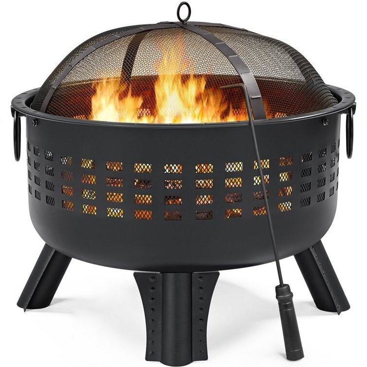 Round Fire Pit Is A Piece Of Must Have Equipment In Your Beautiful Backyard Sitting Around With Family Or Roasting Marshmallows