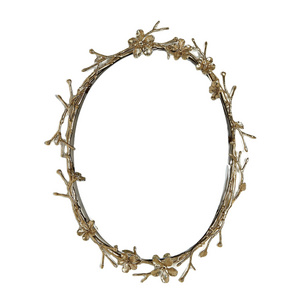 Floral Tree Branches Frame Design Wall Mirror Offers An Enduring Presentation Of The Modern And Luxury Look To your Decor Space