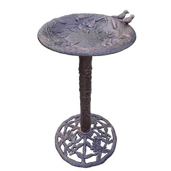 Top Sell 2023 Humming Bird Bath With Flower Accent The Perfect Addition To Any Outdoor Setting Bringing Beauty And Style