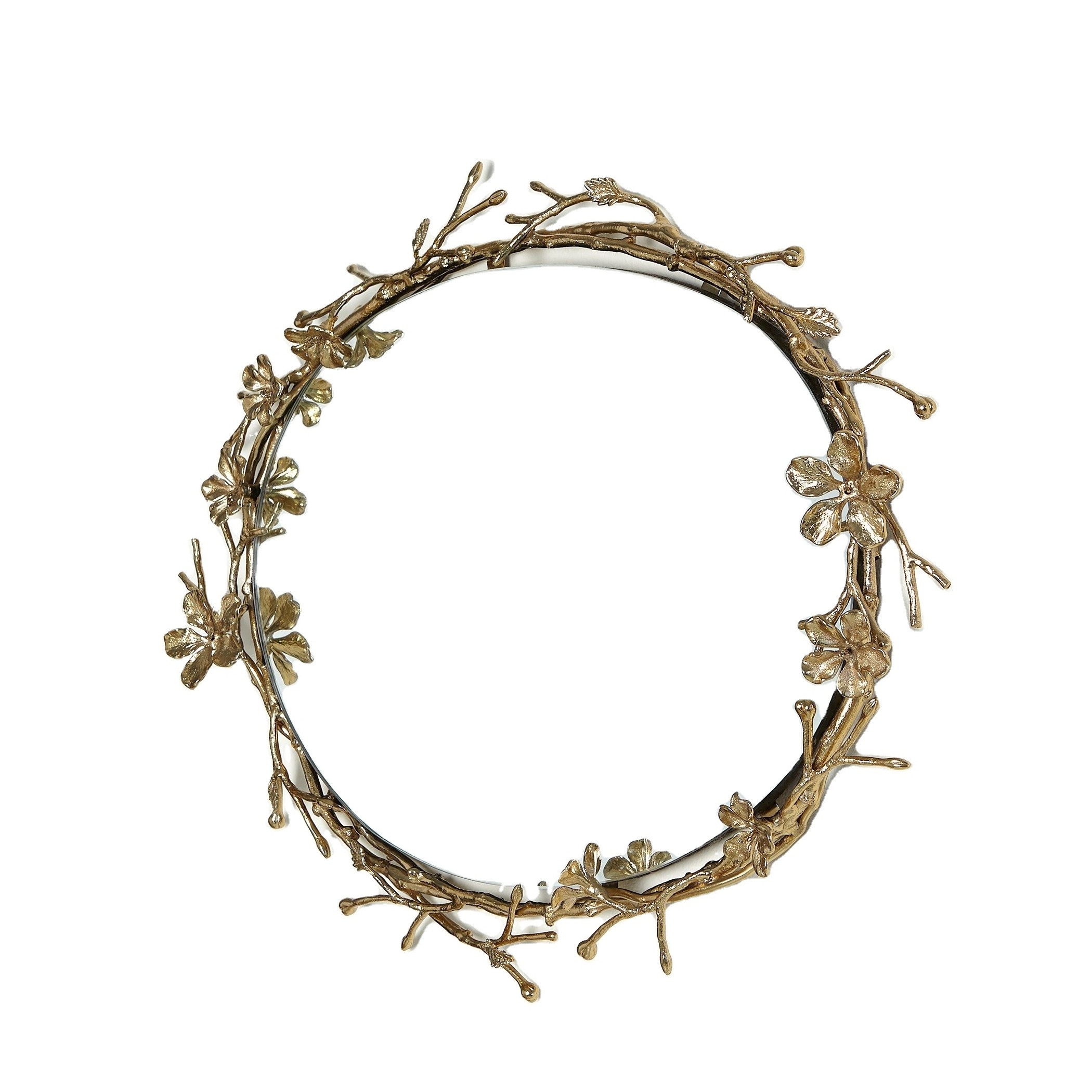 Floral Tree Branches Frame Design Wall Mirror Offers An Enduring Presentation Of The Modern And Luxury Look To your Decor Space