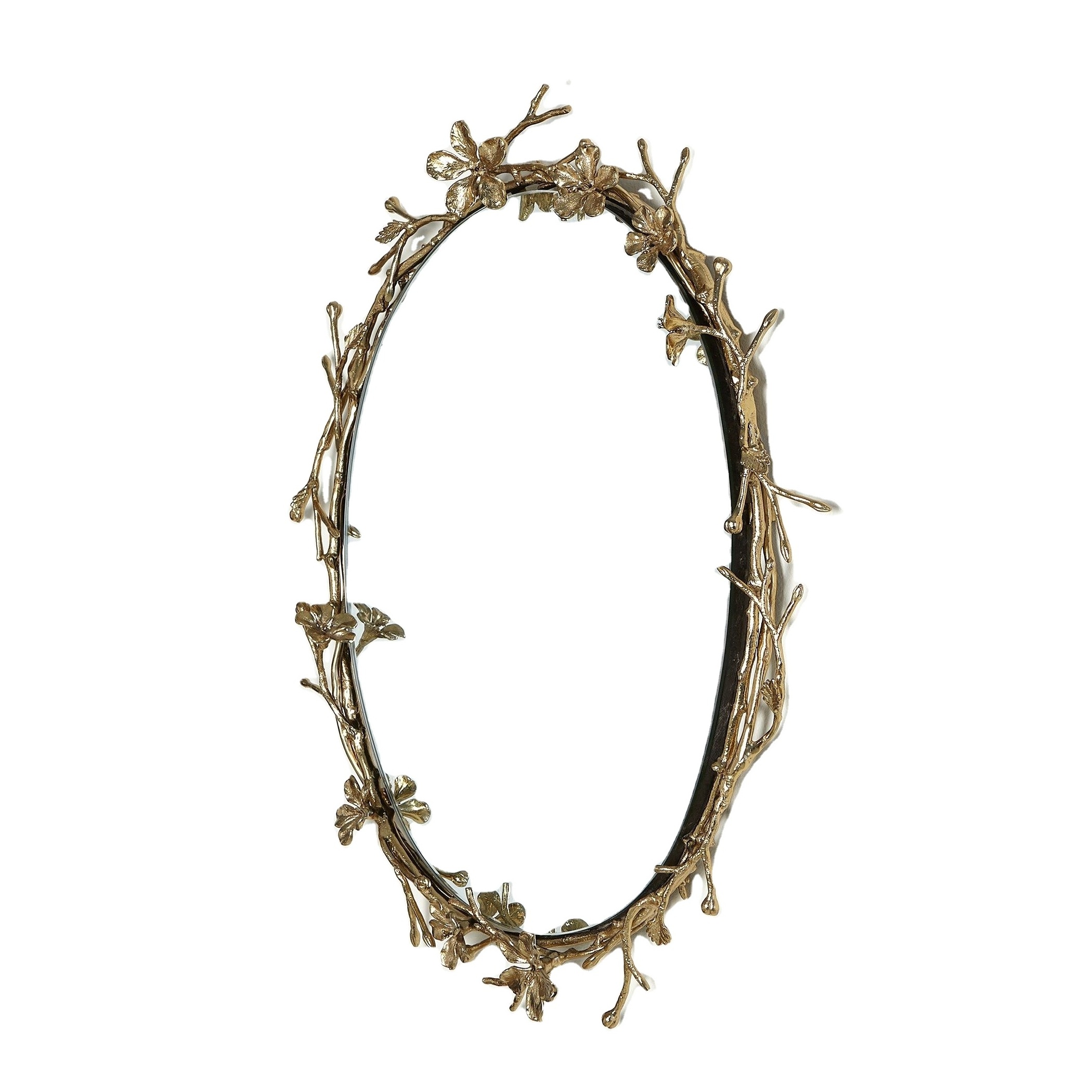 Floral Tree Branches Frame Design Wall Mirror Offers An Enduring Presentation Of The Modern And Luxury Look To your Decor Space