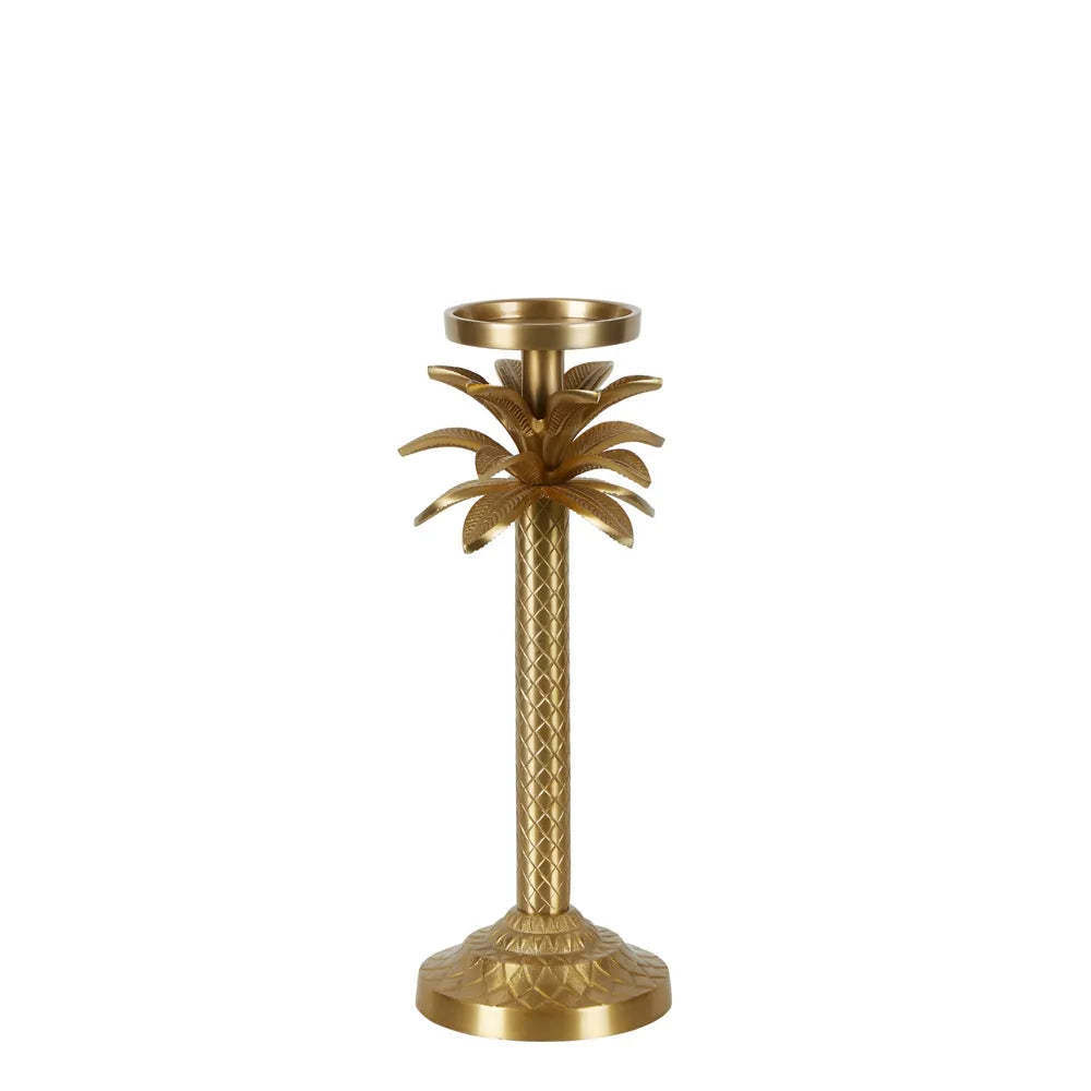 Tropical Palm Tree Candle Stick Holder With Bark Texture Design Evoke A Sense Of Refined Luxury And Classic Style To Your Home