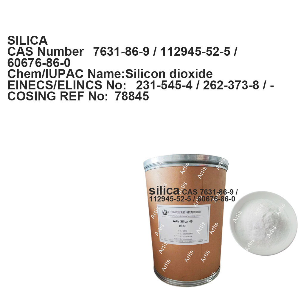 High quality Silica cas 7631-86-9 / 112945-52-5  Silicon dioxide cosmetic raw materias for lotion sunscreens and makeup