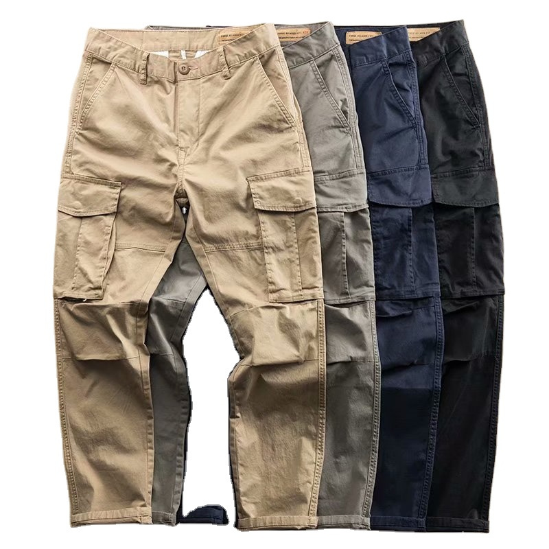 Premium Pockets Men's Cargo Pants Men's Casual Multi Pockets Large Size Pants Men Outwear Straight Winter Pants Trousers