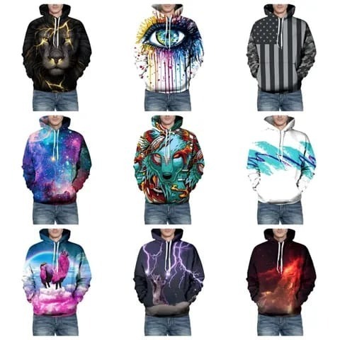 High Quality Street Wear Over Size Wholesale Hoodie Fashion Clothing Man Blank Sweatshirts Hoodies Custom Pullover Cotton OEM