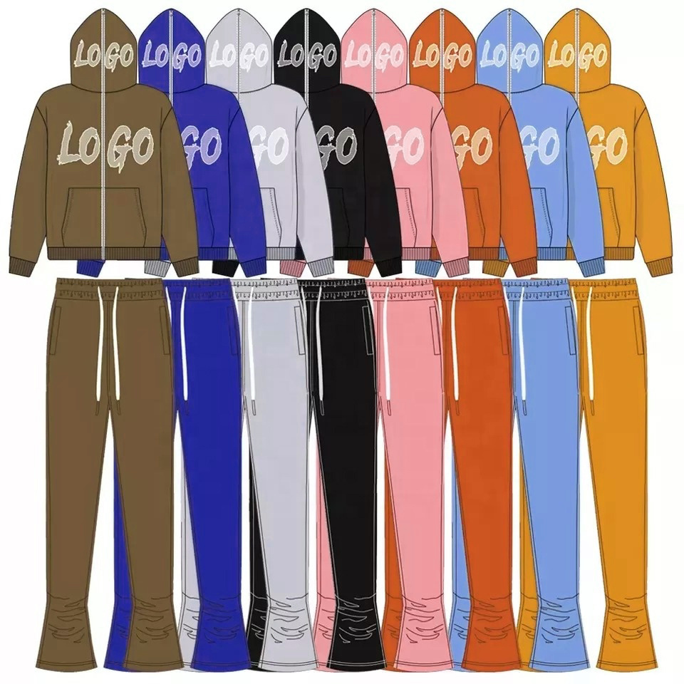 Custom Logo Bulk Wholesale Unisex Jogger Sportswear Jogging Men Sets Sweat Sweatsuit Plain Track Suit For Men