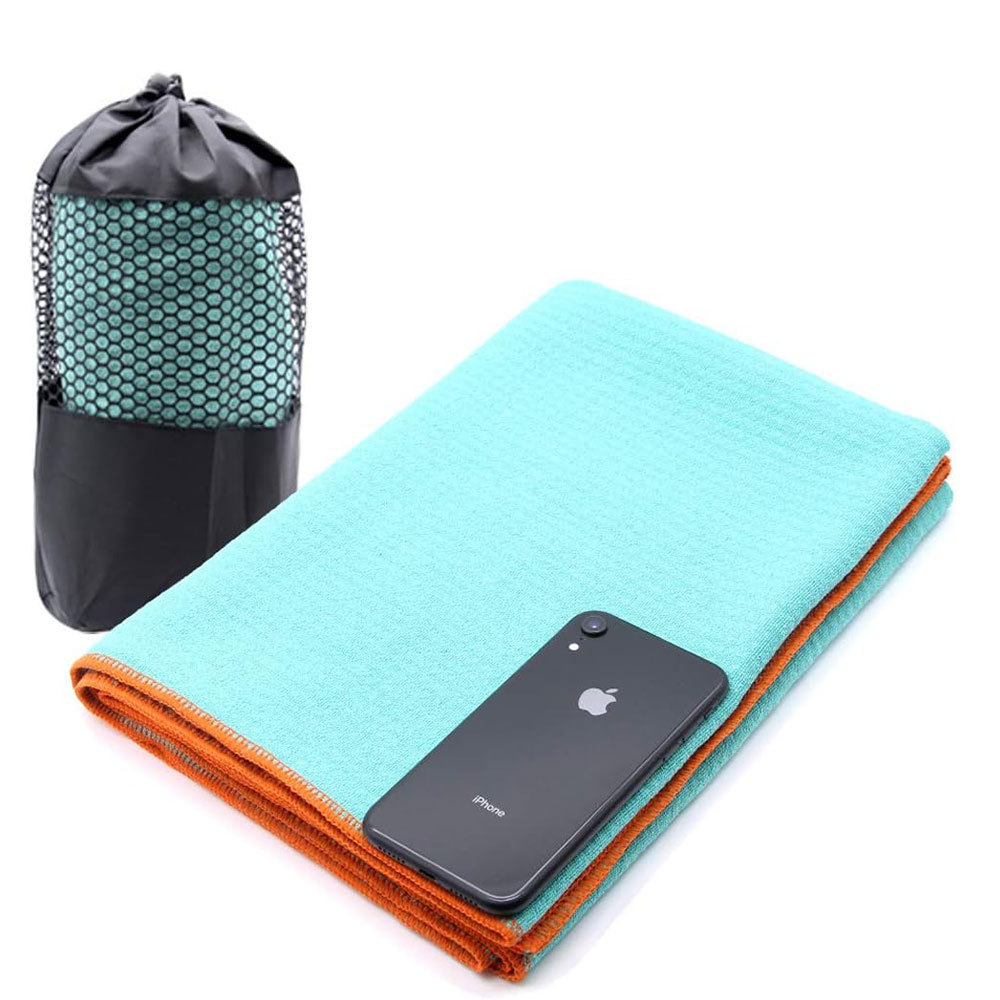 Wholesale microfiber yoga mat towel non slip for hot yoga