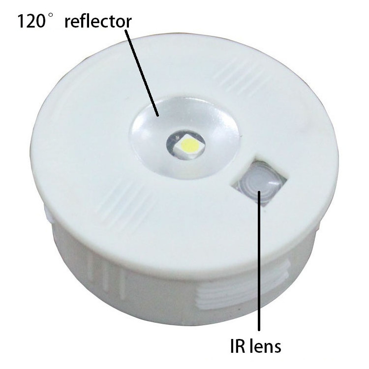 wireless led puck lights Kitchen cabinet spotlight ultra thin recessed/surface mounted SMD LED cabinet light