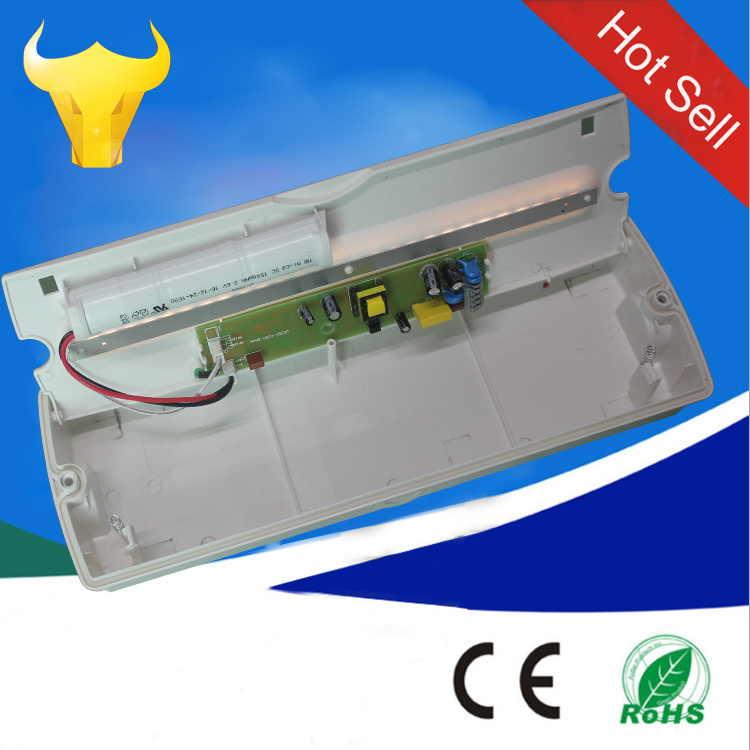 IP65 4w 300lm LED EMERGENCY LIGHT BULKHEAD EXIT SIGN IP65 MAINTAINED and NON MAINTAINED