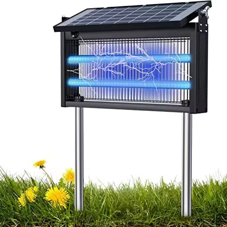 IP54 solar bug zapper  mosquito killer lamp outdoor solar Led Light Fly Killer Lamp Bug Zapper Mosquito Killer lamp