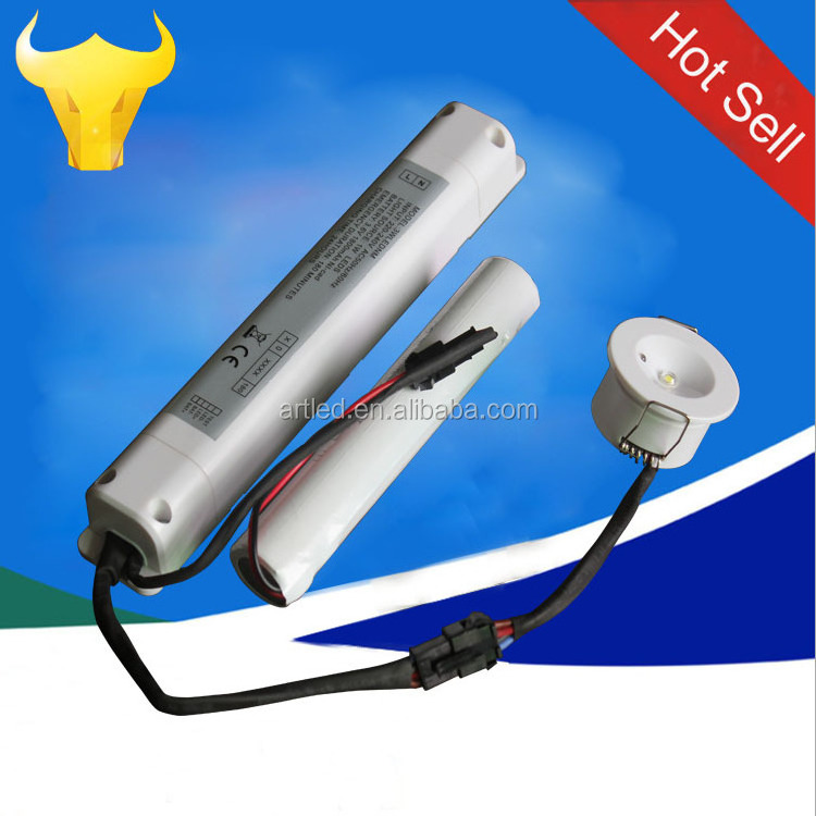 1W/3W LED Emergency Spotlight  6000K Non-Maintained Recessed Ceiling Lights IP20