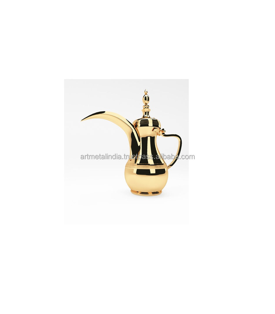 Nickle Plated Metal teal Pot Kafi Dan Latest Milk Pot in Wholesale Price Tea Pot With Customized Finished