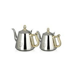 Stainless Steel Turkish Teapot Thickened Thermos Restaurant Hotel Boiling Water Arabic Tea Pot with Filter Infuser Kettle