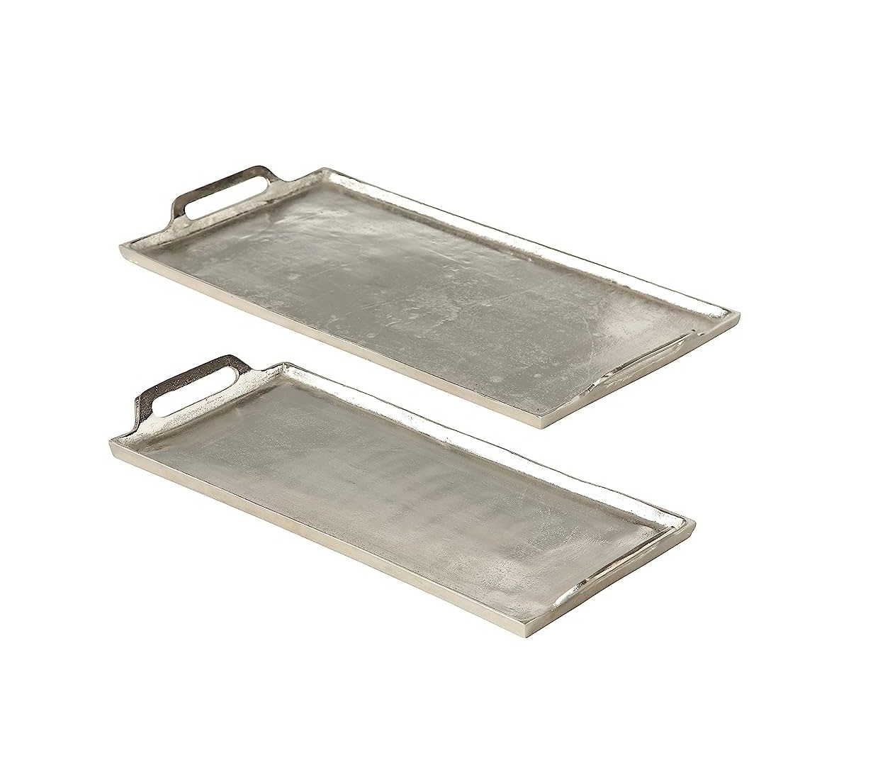 Hot Sale Wholesale Hotel Restaurant Multi Functional Stainless Steel Oval Plate Towel Tray Restaurant Plate Service Trays