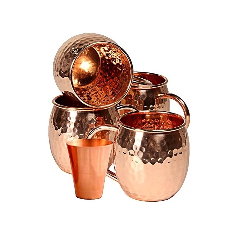 Drinking Bar Supply Copper Beer Mug Manufacturer New Design Drink Ware Copper Mugs Manufacturer and Exporter