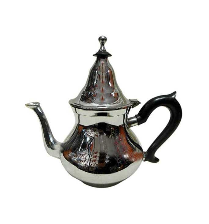 Silver Finished Luxury Daily Use Tea Kettle with High Quality Finishing Tea Coffee Sets Gift Set Wedding Arabic Turkish Dallah