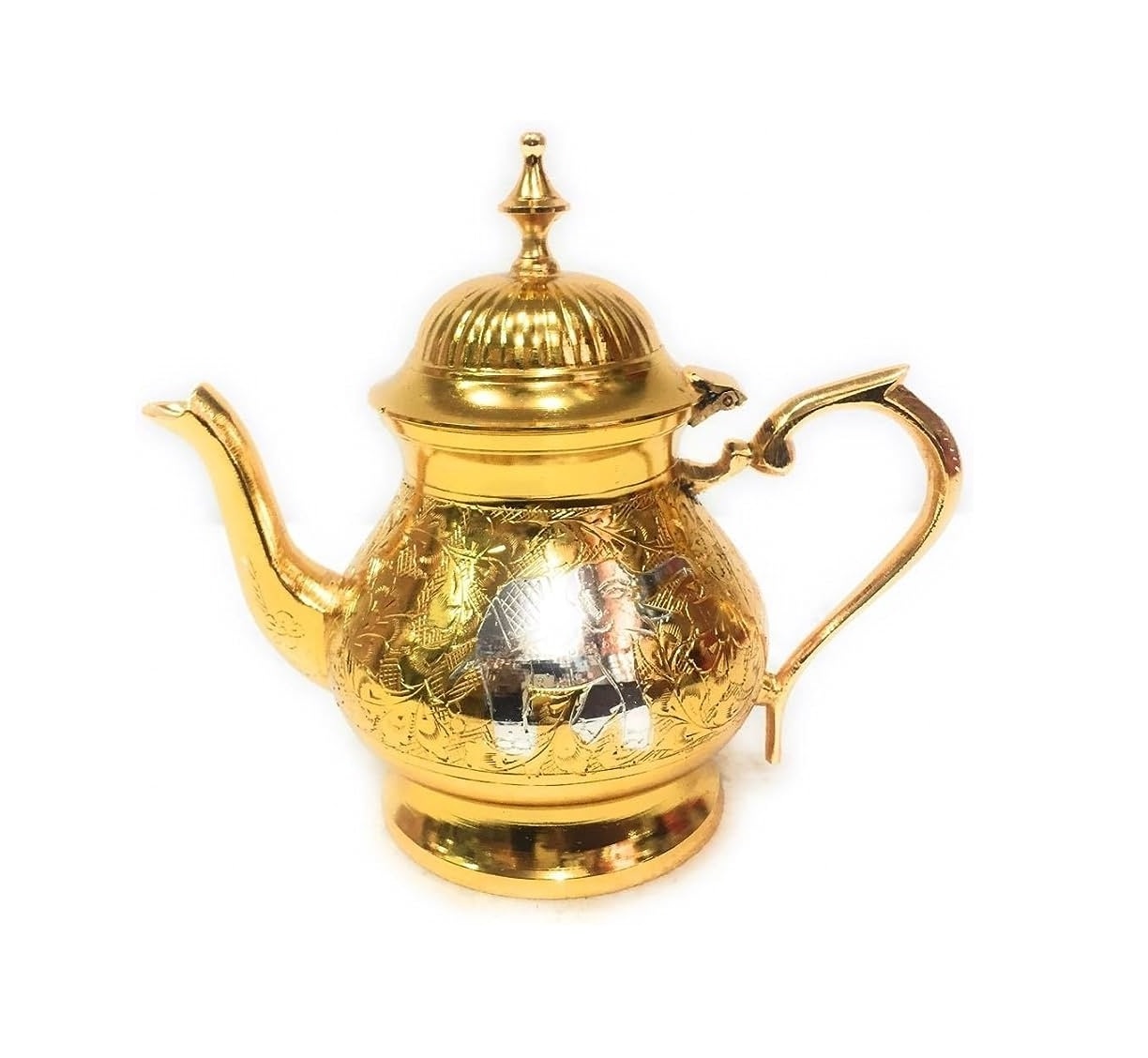 Hot Selling Long Lasting Durable Gold Plated Tea Kettle For Serving the Tea New Look Metal Tea Pot In Wholesale Cheap Price