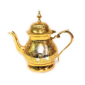 Hot Selling Long Lasting Durable Gold Plated Tea Kettle For Serving the Tea New Look Metal Tea Pot In Wholesale Cheap Price