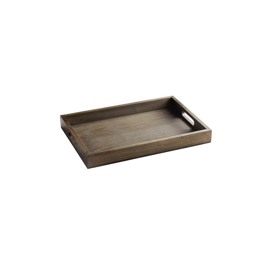 Best Quality Indoor Decorative Design Wooden Tray Highly Polished Finishing Decor Multiple Shaped Design Tray