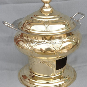 BRASS CHAFING DISH HANDMADE CHAFFING DISH IN NEW LOOK CHAFFING DISH IN NEW STYLE IN WHOLESALE PRICE FOR HOTEL WARE