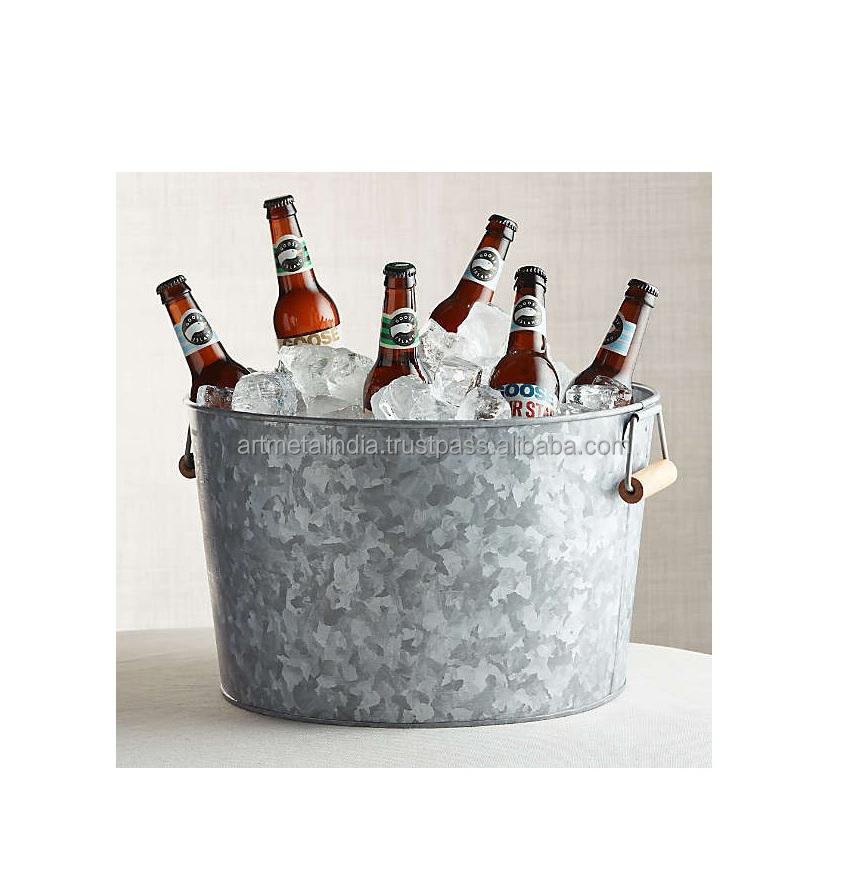 Metal Wine Bucket New Ice Bucket in Wholesale price Latest Buckets for ice new design Metal Ice Box  Wholesale price