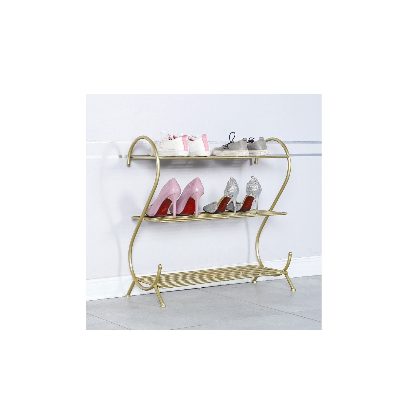 NEW LATEST DESIGN IN METAL SHOE RACK IN NEW PREMIUM LOOK IN NEW DESIGN SHOE RACK IN WHOLE SALE PRICE