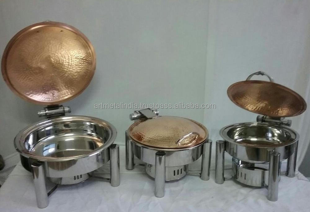 BRASS CHAFING DISH HANDMADE CHAFFING DISH IN NEW LOOK CHAFFING DISH IN NEW STYLE IN WHOLESALE PRICE FOR HOTEL WARE