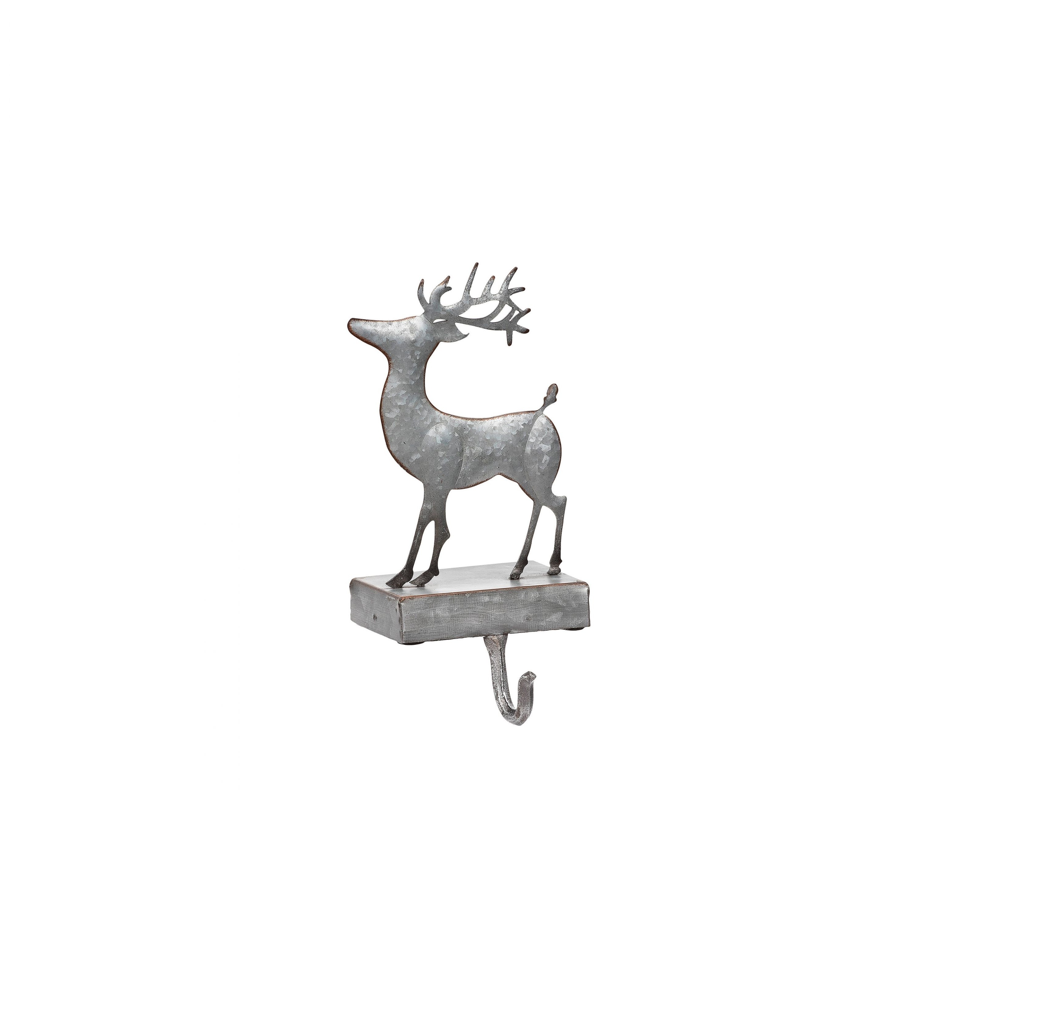 Stocking Holder Black deer Brass Stocking Holder Aluminum Metal Iron Personalized Christmas High End Decoration Mantlepiece