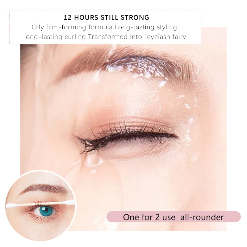 Custom Logo Waterproof Eyelash Styling Gel Private Label All-Day Hold Lash Cluster Glue Long Lasting Mascara Eyelash Glue