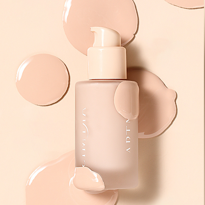 Low Moq Custom Makeup Full Coverage Cream Dewy Waterproof Vegan Fond De Teint Private Label Liquid Foundation for All Skin