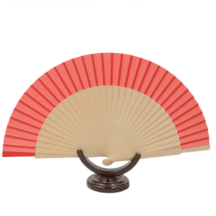 Logo Customized Chinese Wood Handmade Hand Held Folding Fan for Wedding Gifts Promotional gifts