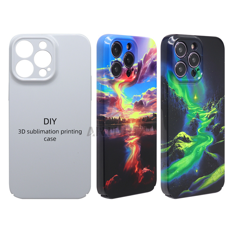 phone cases sublimation white sublimation phone cases wholesale 14 pro max 3d sublimation blank cell phone case