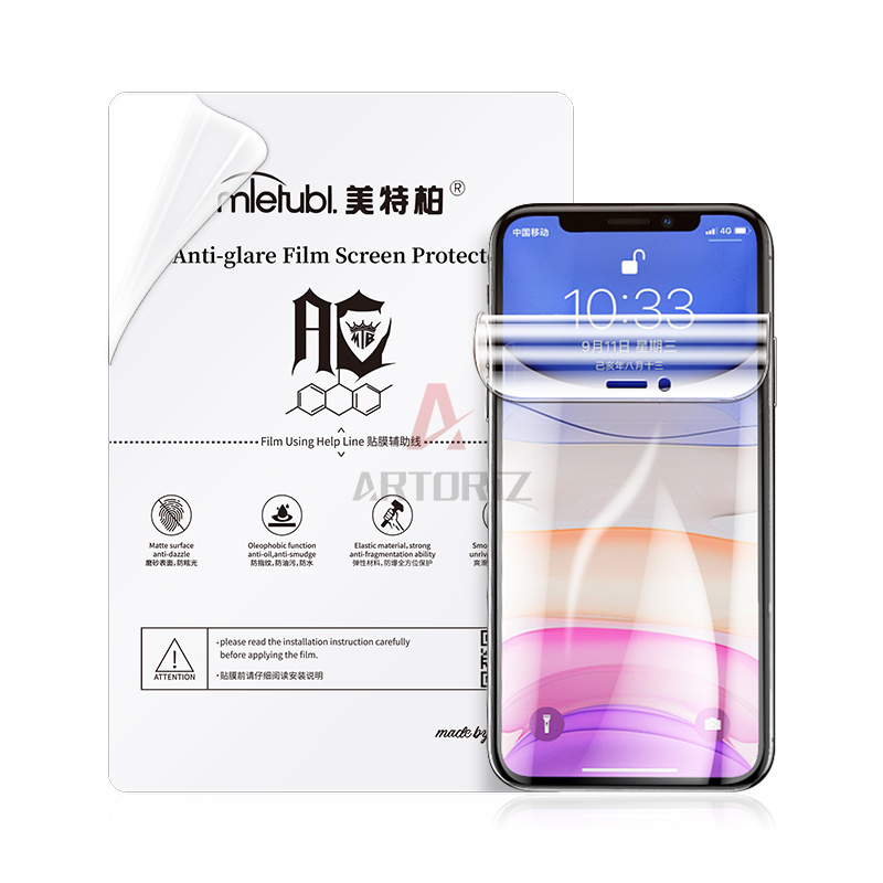 mietubl Factory Wholesale free sample HD clear matte  Hydrogel Film hydrogrl Screen Protector tpu film screen protector