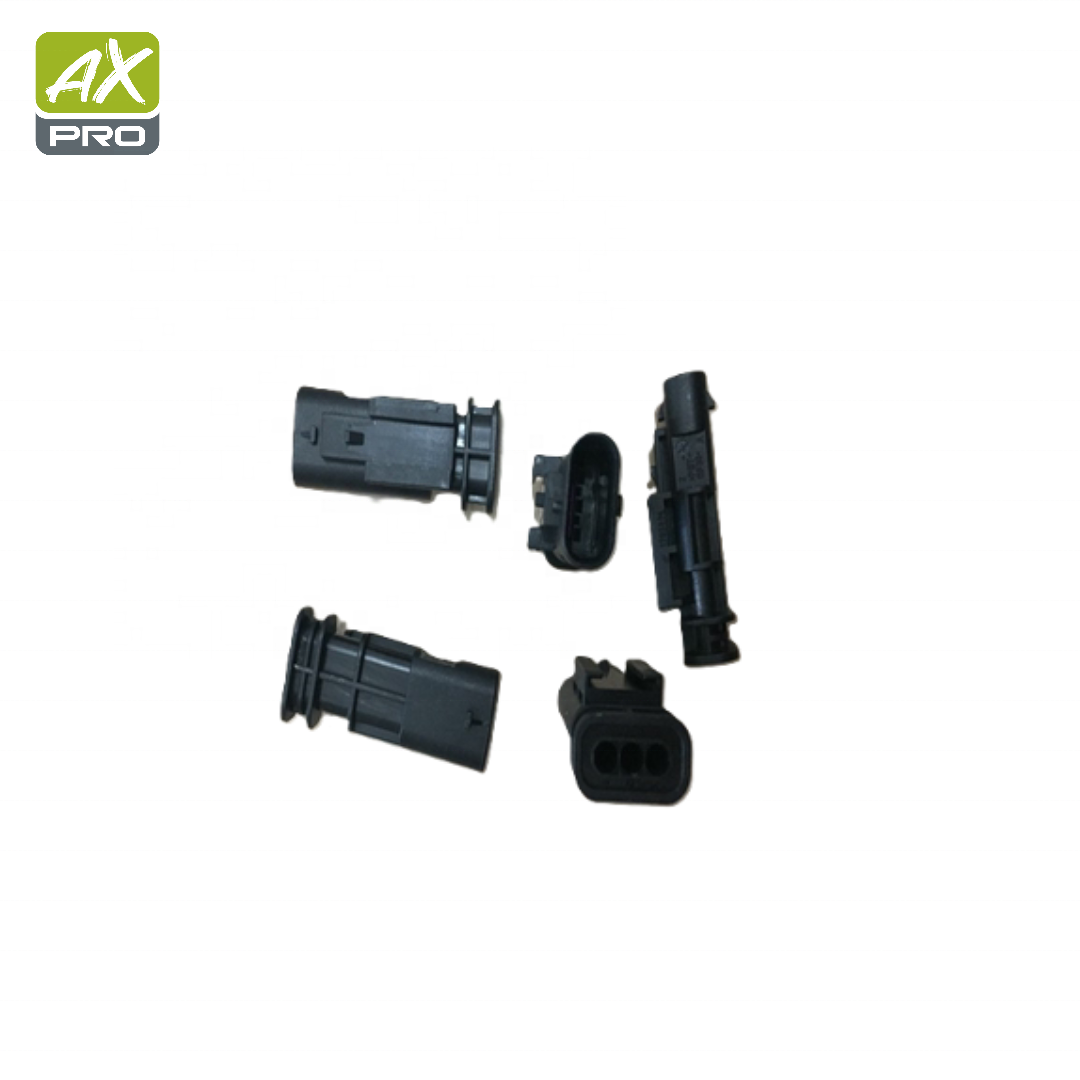 Automotive Connector Housing 1-1703494-1 TE Connectivity 3 POS Crimp ST Cable Mount Black Electrical Connectors ul listed