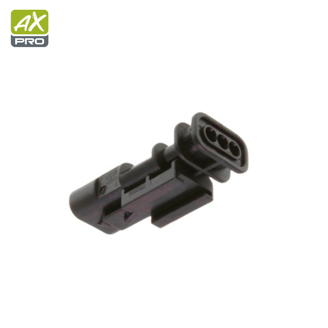 Automotive Connector Housing 1-1703494-1 TE Connectivity 3 POS Crimp ST Cable Mount Black Electrical Connectors ul listed